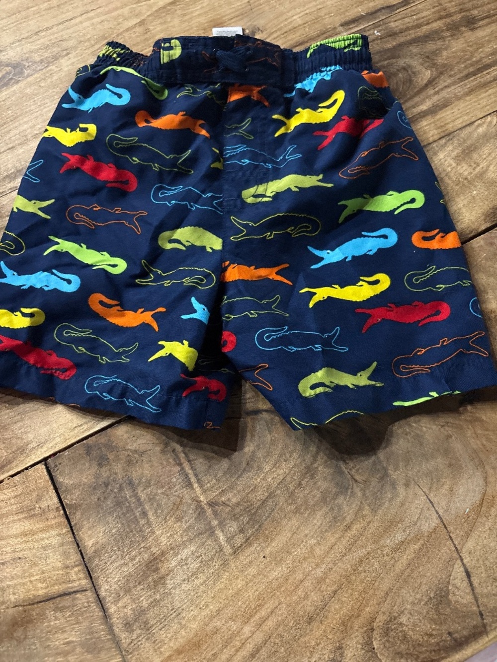 Mick Mack Ltd swim trunks, alligator, size 3T